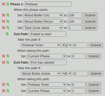 Vesta recipe editing